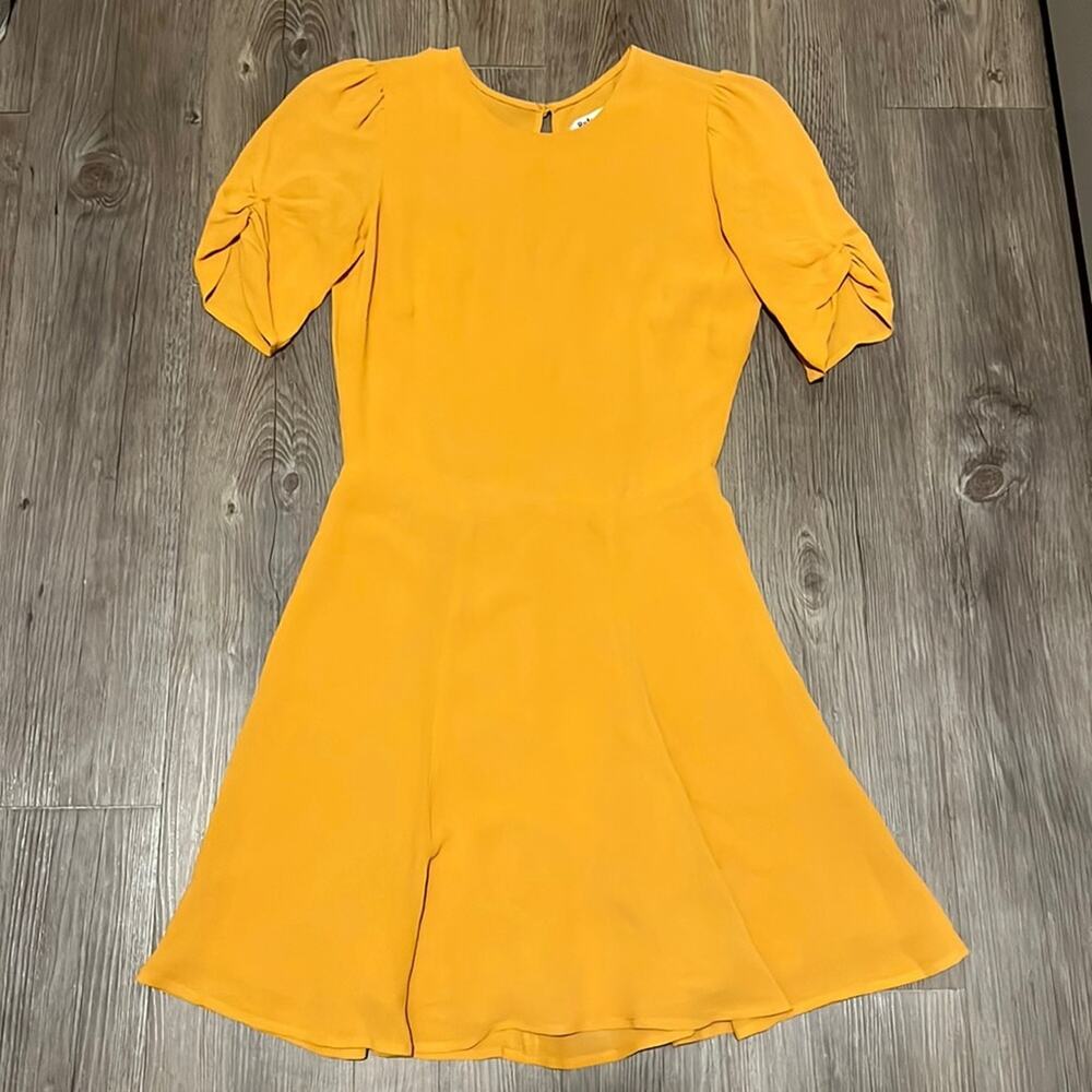 Reformation Gracie Dress in Ochre